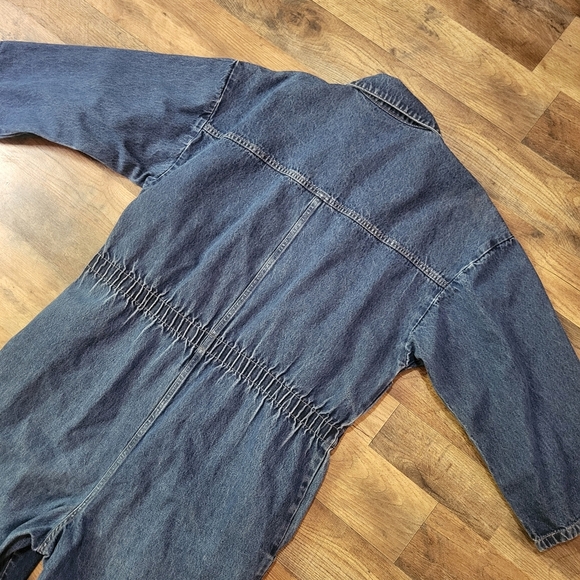 Vintage 80's Dreams Coverall Denim Jumpsuit Size Large - Picture 5 of 9